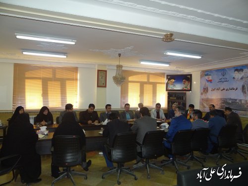 برگزاری جلسه هماهنگی کمیته های ستاد انتخابات شهرستان علی آبادکتول