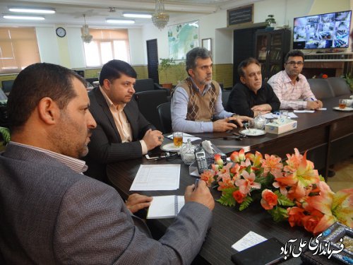 برگزاری جلسه کمیته پشتیبانی ستاد انتخابات شهرستان  