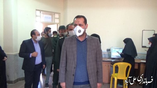 پایان اجرای طرح ملی غربالگری بیماری ویروس کرونا در علی آباد کتول
