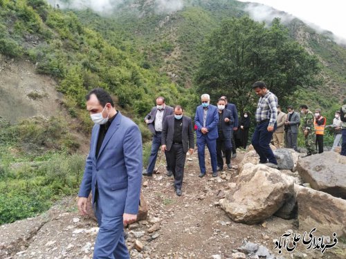 افتتاح پروژهای منابع طبیعی و آبخیزداری شهرستان علی آبادکتول 