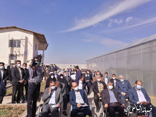 افتتاح بزرگترین گلخانه تولید محصولات کشاورزی استان، در علی آباد کتول