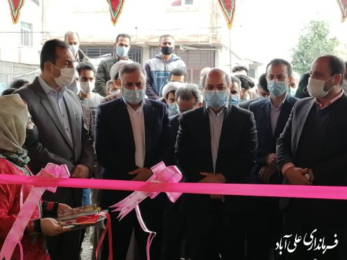 افتتاح سالن ورزشی شهید سلیمانی روستای حاجیکلاته شهرستان علی آباد کتول