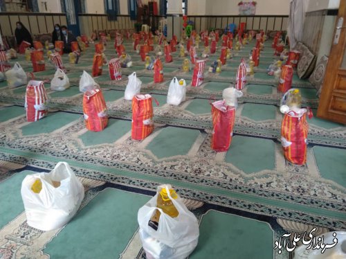 توزیع 1000 بسته معیشتی در همایش ایران همدل در شهرستان علی آبادکتول
