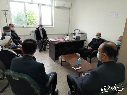 نشست مشترک اعضای هیئت بازرسی با اعضای هیئت نظارت شهرستان علی آبادکتول