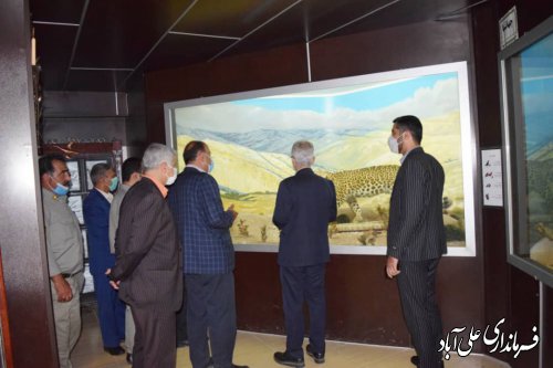 نمایش عظمت خالق زیباییها در موزه تاریخ طبیعی شهرستان علی آباد کتول