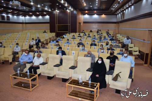کارگاه آموزشی ویژه اعضای هیئت اجرایی شعب اخذ رای شهرستان علی آباد کتول برگزار شد ؛