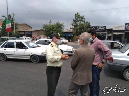 اعمال محدودیتهای تردد خودروهای غیربومی در ورودیهای شهرستان علی آبادکتول
