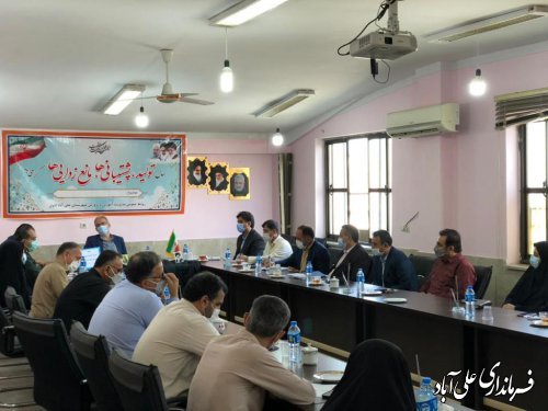 پنجمین جلسه شورای آموزش و پرورش شهرستان علی آبادکتول برگزار شد