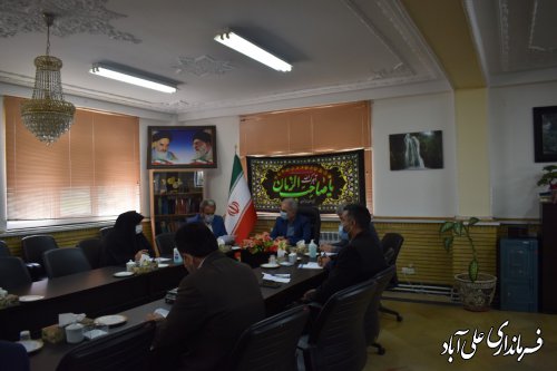 اولین جلسه کمیته اشتغال و سرمایه گذاری شهرستان علی آبادکتول برگزار شد ؛