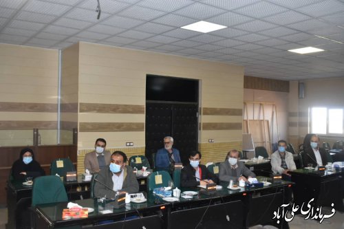 جلسه شورای مسکن شهرستان علی آبادکتول با دستور کار ، طرح ملی جهش تولید مسکن برگزار شد 