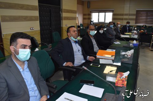 جلسه کارگروه تسهیل و رفع موانع تولید شهرستان علی آبادکتول برگزار شد.