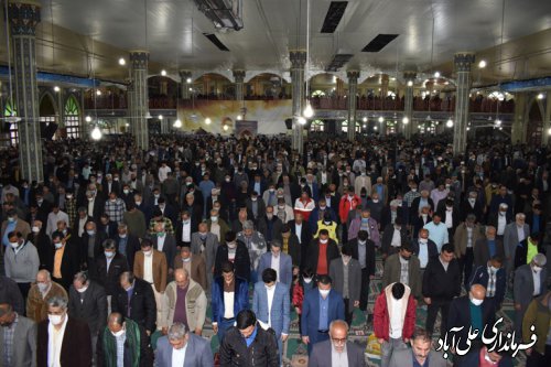برگزاری با شکوه نماز عید فطر در علی آبادکتول