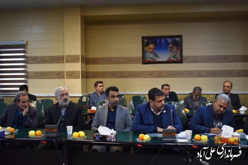 جلسه شورای اداری علی آباد کتول برگزار شد 