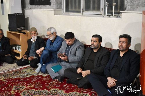 برگزاری میز خدمت در مسجد امام رضا (ع) محله شهید آیت شهرعلی آبادکتول 