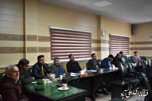 جلسه مجمع خیرین شهرستان علی آبادکتول برگزار شد 