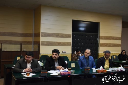 جلسه هماهنگی تدوین سند توسعه شهرستان علی آبادکتول برگزار شد 