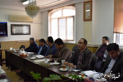 جلسه شورای هماهنگی بانک‌های سطح شهرستان علی آباد کتول برگزار شد 
