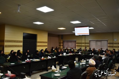 جلسه توجیهی جذب و پذیرش بهورز در شهرستان علی ابادکتول در سال1402-1401