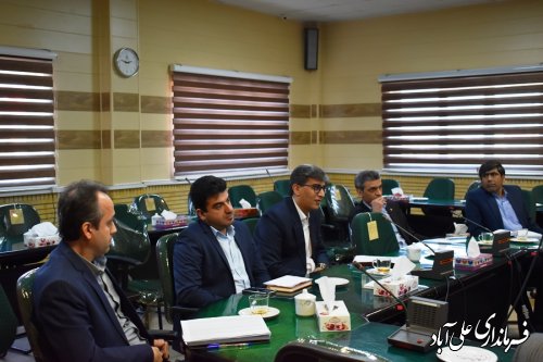 جلسه هماهنگی بانکهای علی آبادکتول برگزار شد 