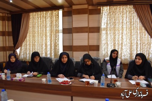 جلسه کارگروه اجتماعی ، فرهنگی ، سلامت ، زنان و خانواده شهرستان علی آبادکتول برگزار شد