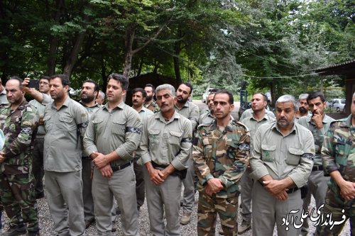  مراسم تجلیل از جنگلبانان نمونه علی آبادکتول برگزار شد