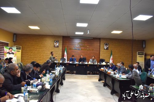 جلسه کمیته اطلاع رسانی ستاد انتخابات استان مشترک با همایش فصلی حراست های استان