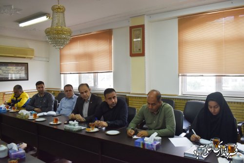 اولین جلسه کمیته فناوری اطلاعات ستاد انتخابات شهرستان علی آبادکتول