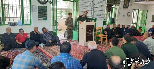 یادواره شهدای روستای سیاه مرز کوه در شهرستان علی آبادکتول برگزار شد