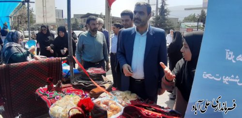  نمایشگاه صنایع دستی معلولین روستایی در شهرستان علی آباد کتول افتتاح شد