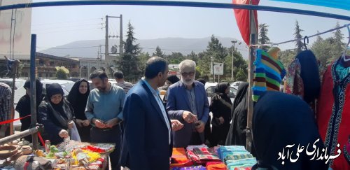 نمایشگاه صنایع دستی معلولین روستایی در شهرستان علی آباد کتول افتتاح شد