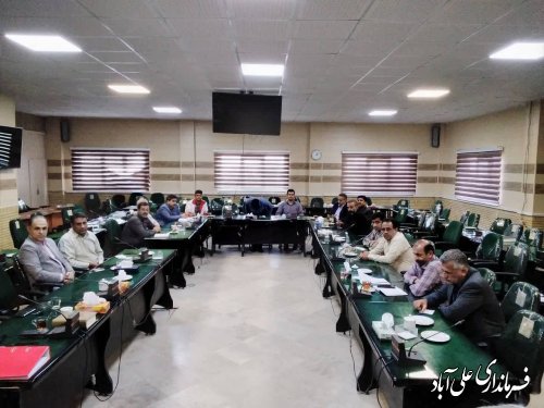 جلسه هماهنگی گرامیداشت هفته دفاع مقدس در علی آباد کتول برگزار شد