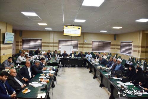 جلسه انتخاب اعضای معتمد هیات اجرایی علی آباد کتول برگزار شد