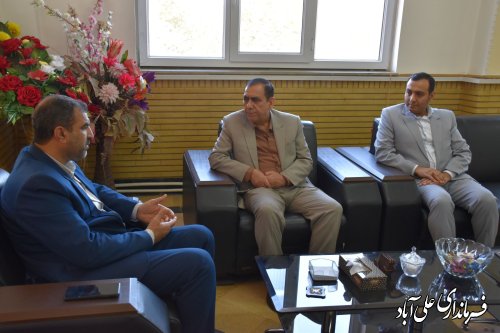 مدیر عامل دخانیات استان گلستان با فرماندار علی آباد کتول دیدار کرد