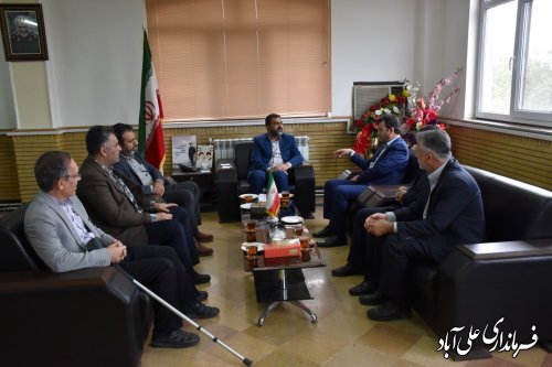 نشست فرماندار علی آبادکتول با مدیرکل کمیته‌ امداد امام خمینی (ره) گلستان