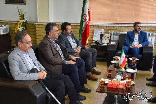نشست فرماندار علی آبادکتول با مدیرکل کمیته‌ امداد امام خمینی (ره) گلستان