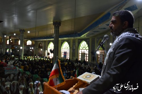 همایش بزرگ شکوه اقتدار بسیجیان شهرستان علی آبادکتول برگزار شد