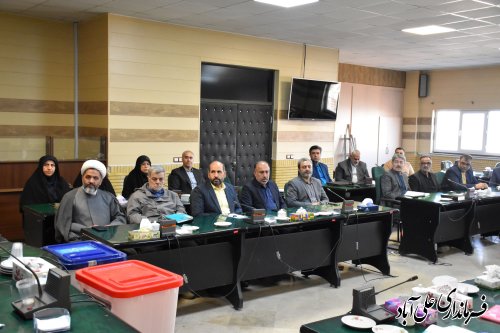نشست رئیس ستاد انتخابات استان با هیات های اجرایی ، نظارت و بازرسی انتخابات شهرستان