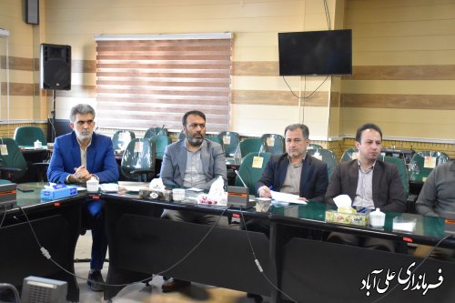 نشست رئیس ستاد انتخابات استان با هیات های اجرایی ، نظارت و بازرسی انتخابات شهرستان