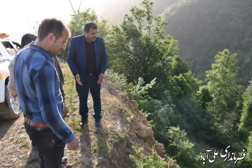 برپایی میز خدمت در روستای ییلاقی میان رستاق شهرستان علی آبادکتول