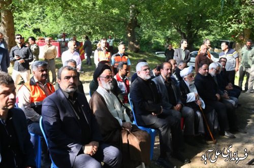 آئین افتتاح راه های روستایی در شهرستان علی آباد کتول برگزارشد